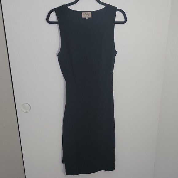 Chic Black Sleeveless Dress - Picture 1 of 3